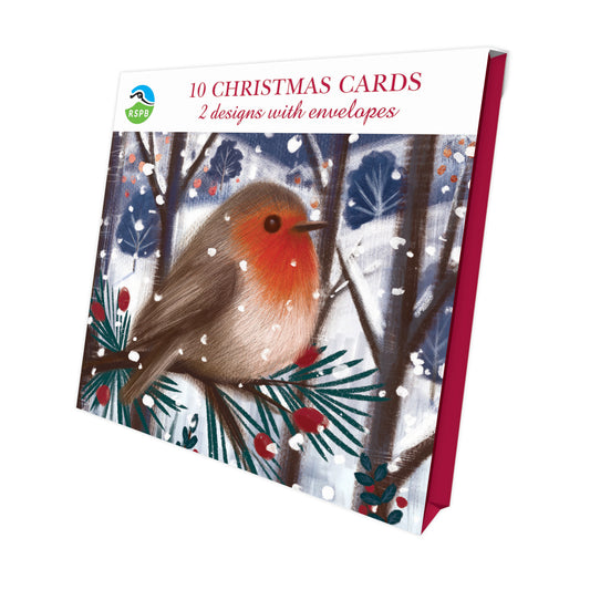 Winter Woodland - RSPB Luxury Christmas 10 Card Pack