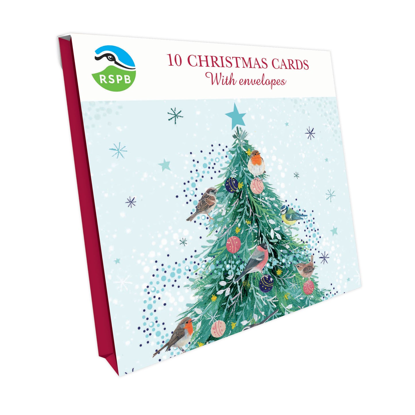 Tree of Birds - RSPB Small Square Christmas 10 Card Pack