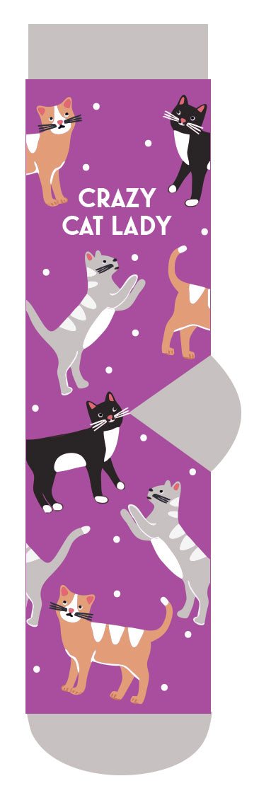 Socks - Crazy Cat Lady (1 Pair)