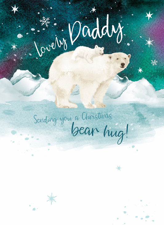 Christmas Card (Single) - Daddy - Polar Bear & Cub