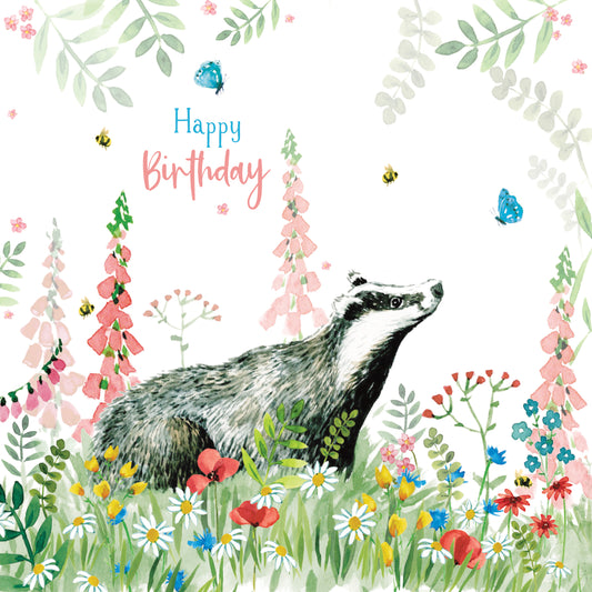 Wild & Serene Card Collection - Friendly Badger