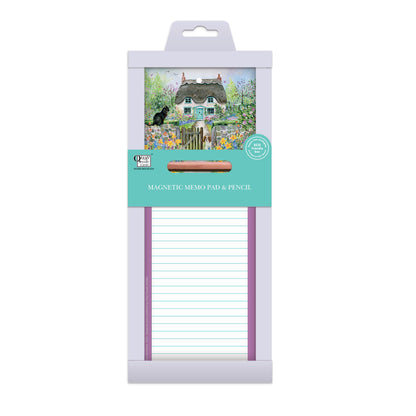 Magnetic Memo Pad - Country Cottage