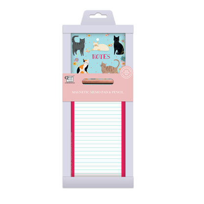 Magnetic Memo Pad - Mixed Cats