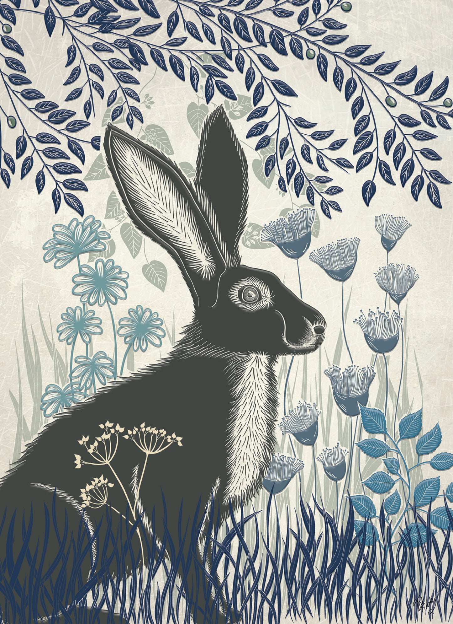 Fab Funky Card Collection - Country Lane - Hare