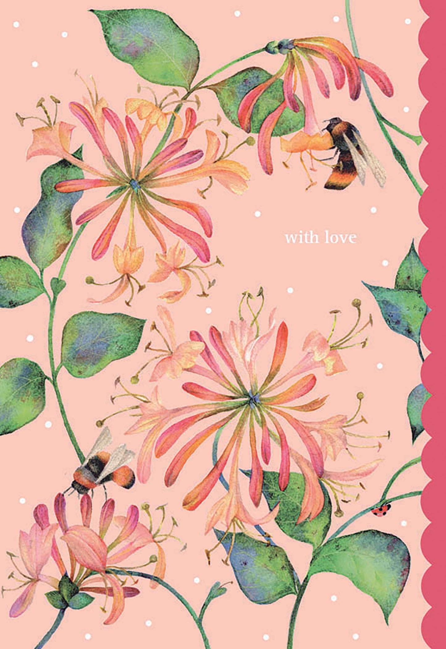 Meadow & Seashore Card Collection - Pink Bees