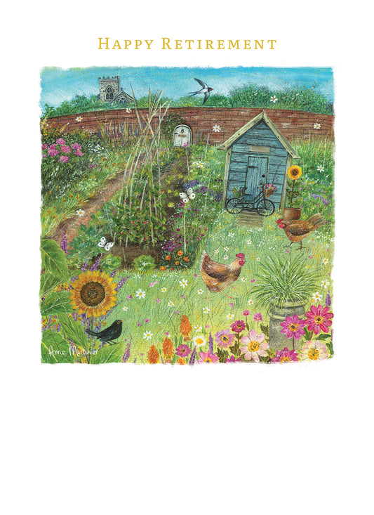 Retirement Card - The Sunflower Garden