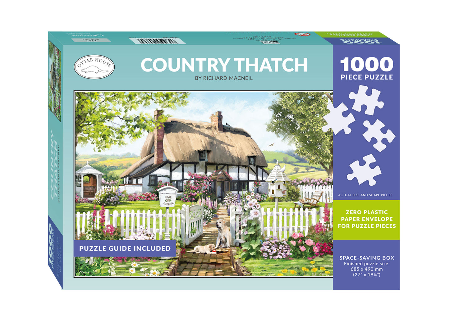 Country Thatch - 1000 Piece Jigsaw Puzzle