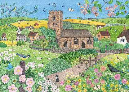 Spring Village - 1000 Piece Jigsaw Puzzle