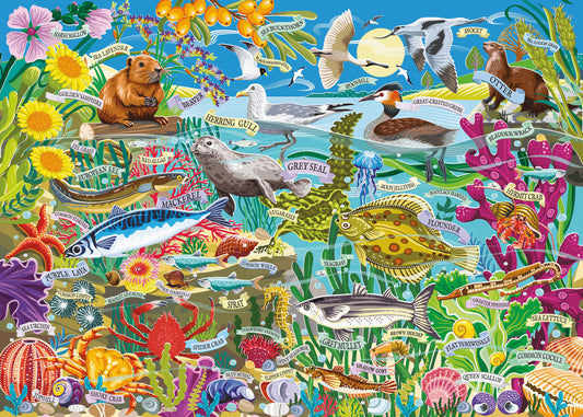 Water Wildlife - 1000 Piece Jigsaw Puzzle