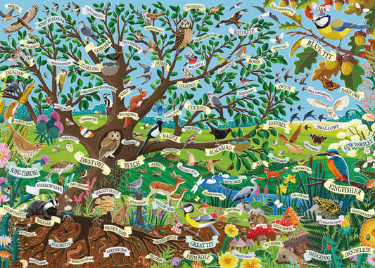 Wildlife Tree - 1000 Piece Jigsaw Puzzle