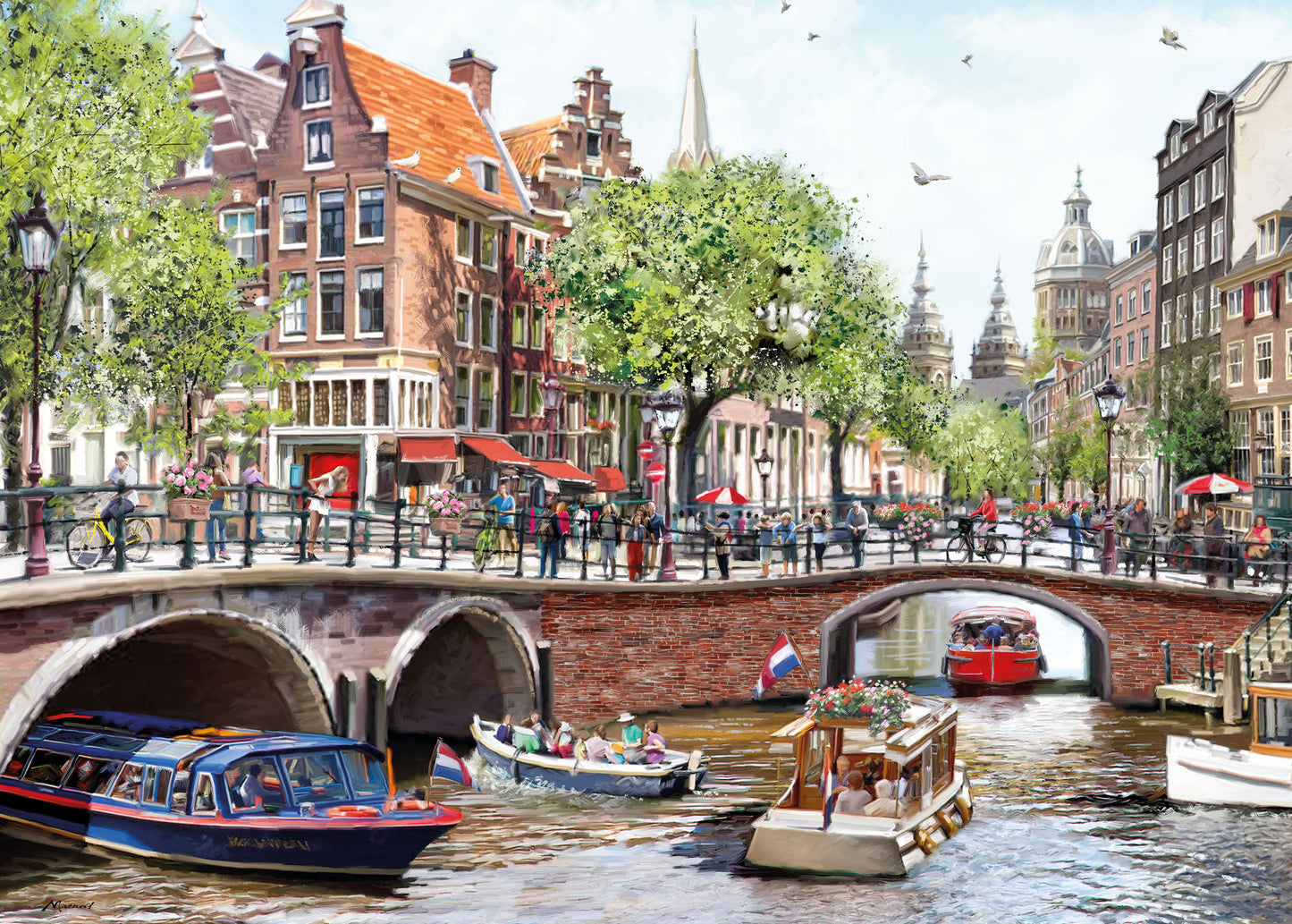 Amsterdam - 1000 Piece Jigsaw Puzzle