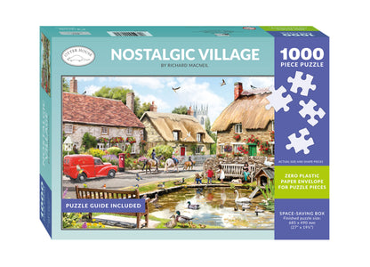 Nostalgic Village - 1000 Piece Jigsaw Puzzle