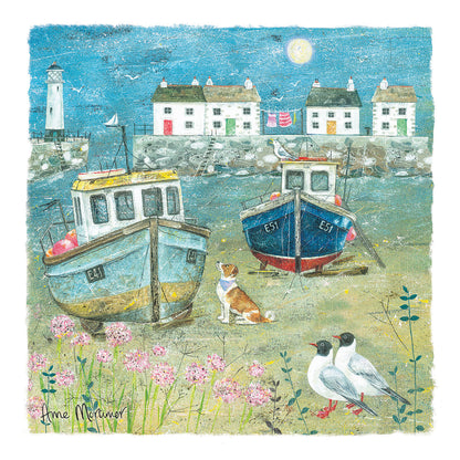 Notecard Pack (10 Cards) - Seaside Boats