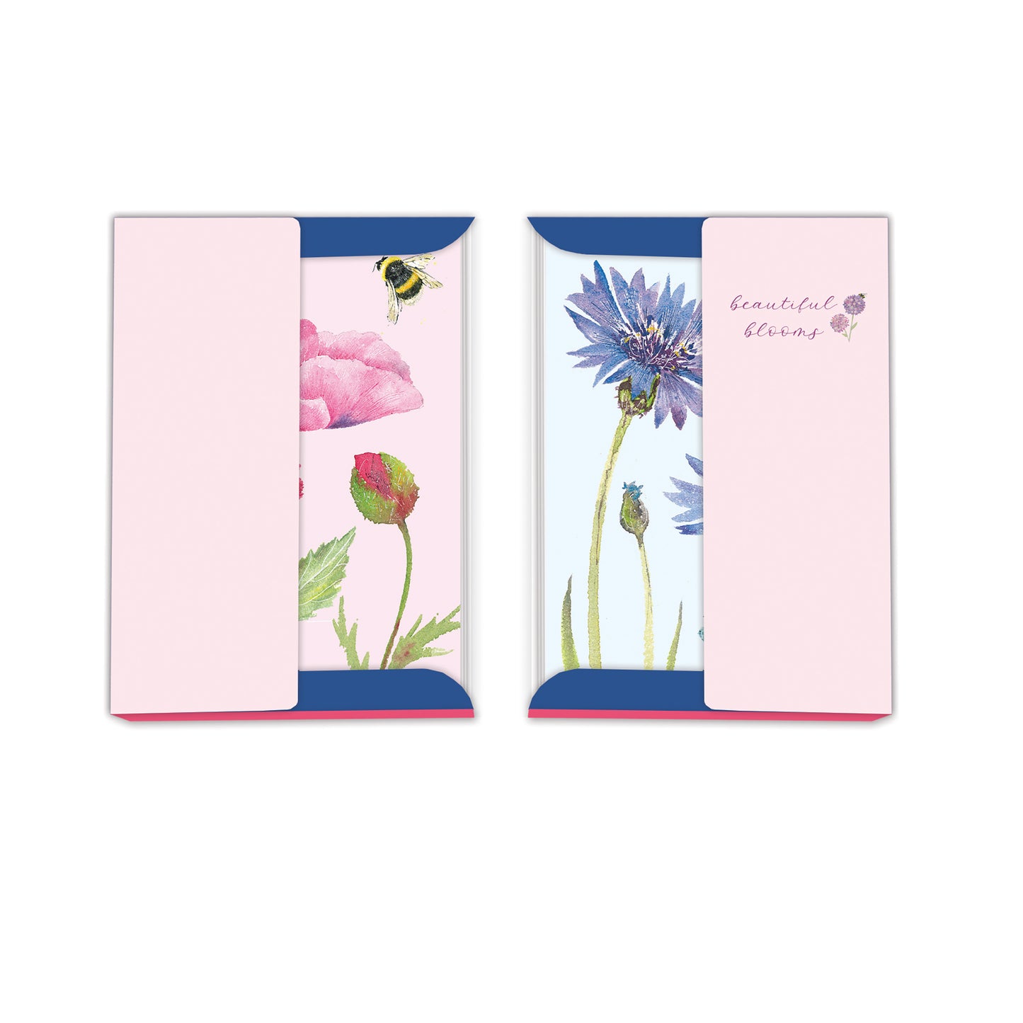 Notecard Pack (12 Cards) - Beautiful Blooms Poppies