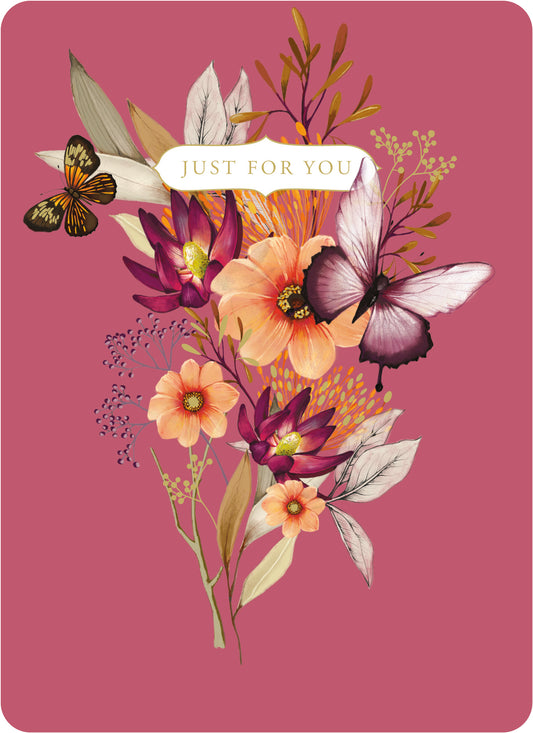 Botanical Blooms Card Collection - Orange Floral