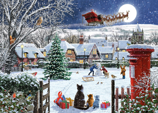 Santa's Visit - 1000 Piece Jigsaw Puzzle