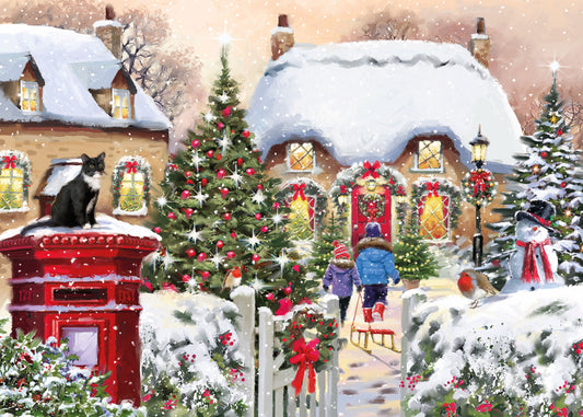 Holly Cottage - 1000 Piece Jigsaw Puzzle