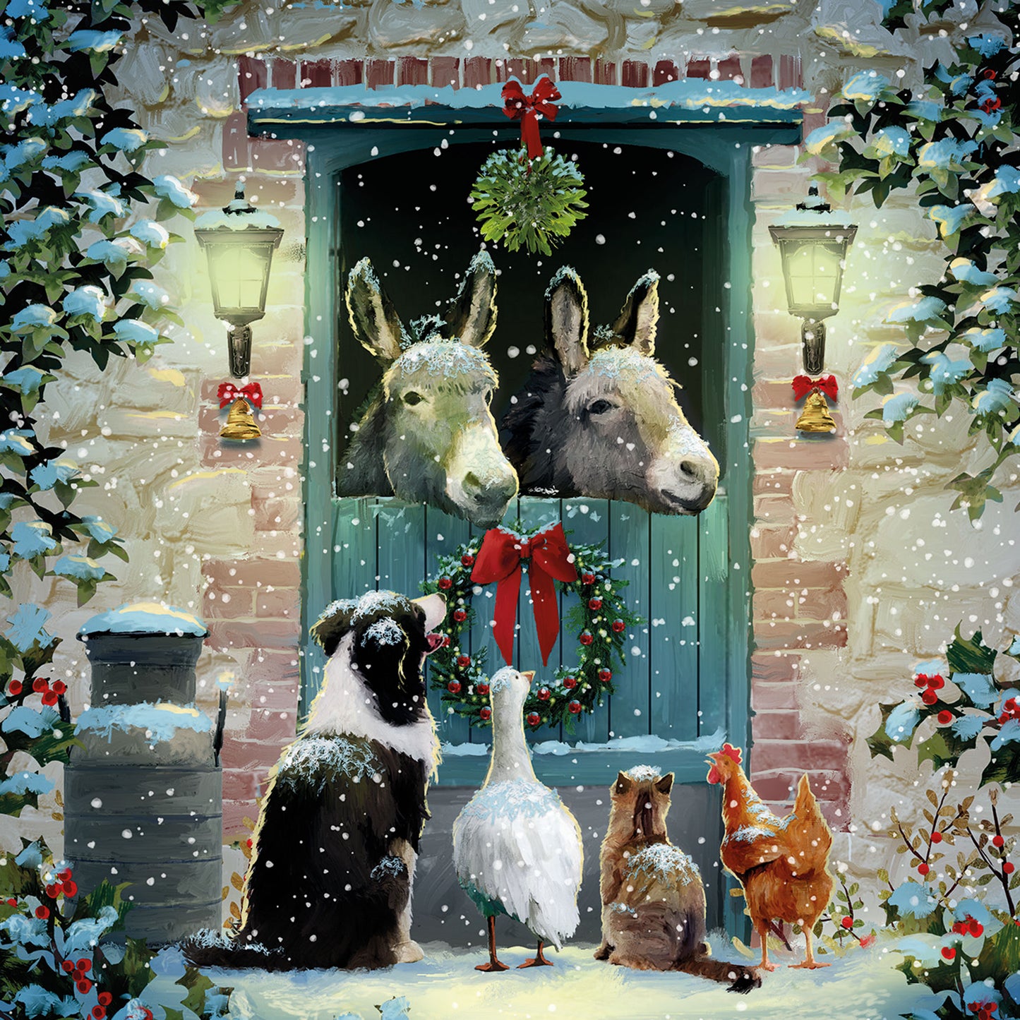 Charity Christmas Card Pack - Stable Door