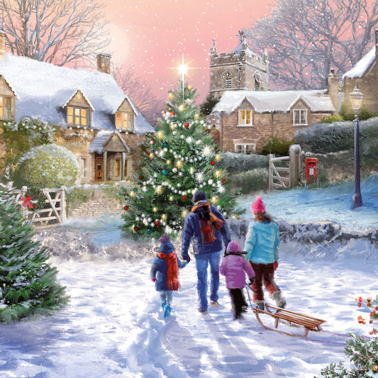 Charity Christmas Card Pack - Christmas Wander