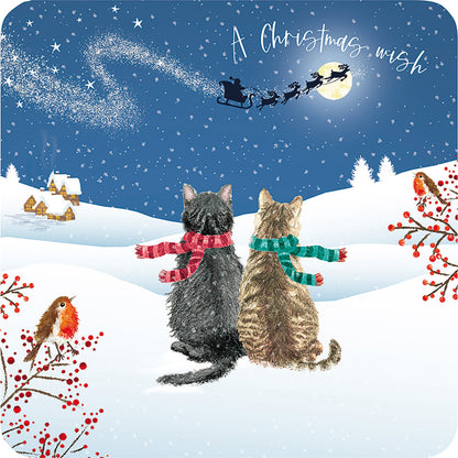 Luxury Charity Christmas Card Pack - Santa's Visit