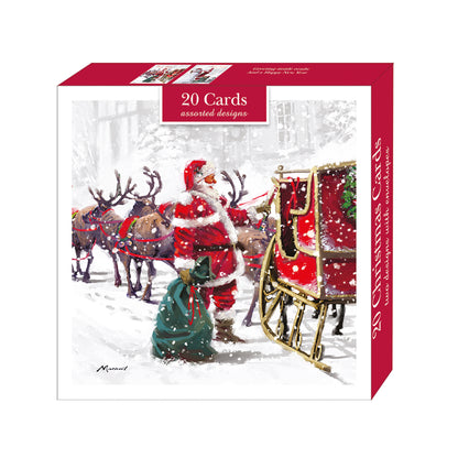 Assorted Christmas Cards - Santa Claus