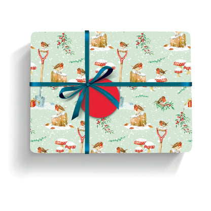 Christmas Wrap & Tags - Robins Lookout (10 Sheets & 10 Tags)