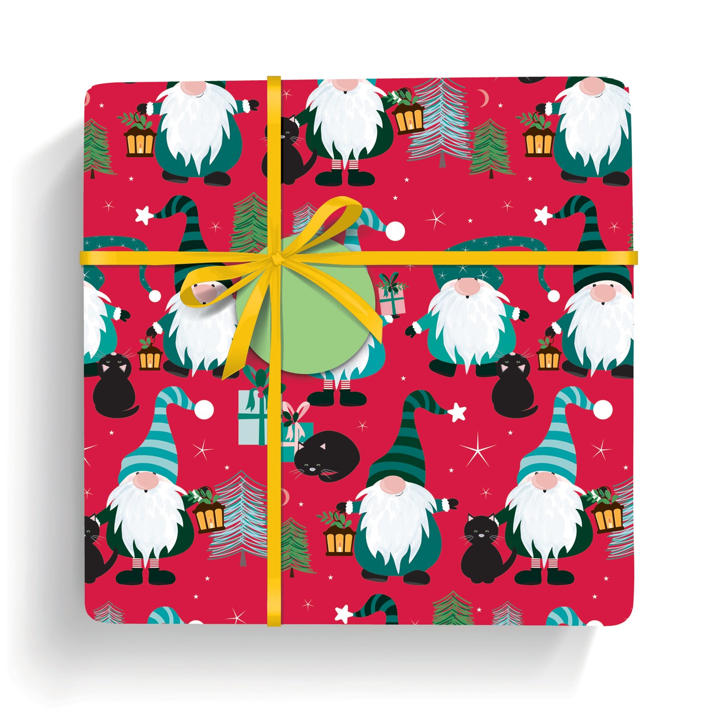 Christmas Wrap & Tags - Gonks & Friends (5 Sheets & 5 Tags)