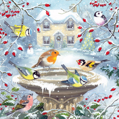 RSPB Luxury Christmas Cards (10 Cards) - Christmas Birdsong