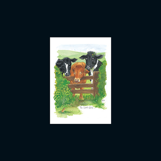 Alisons Animals Card - Land girls (Splimple - 150x210mm)