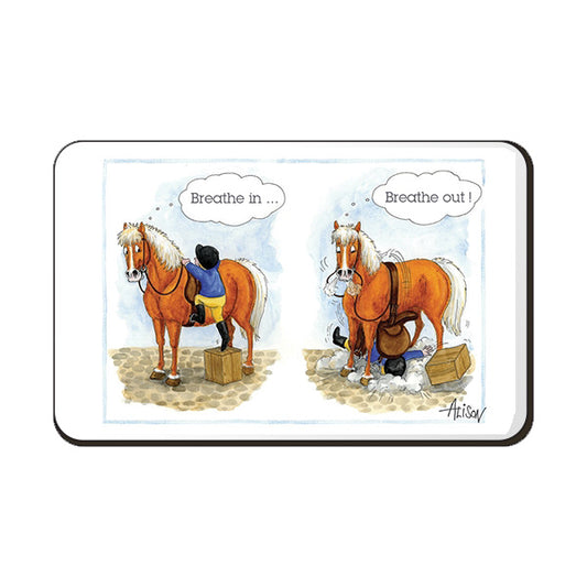 FRIDGE MAGNET - Alisons Animals - Breathe in....breath out (Splimple)