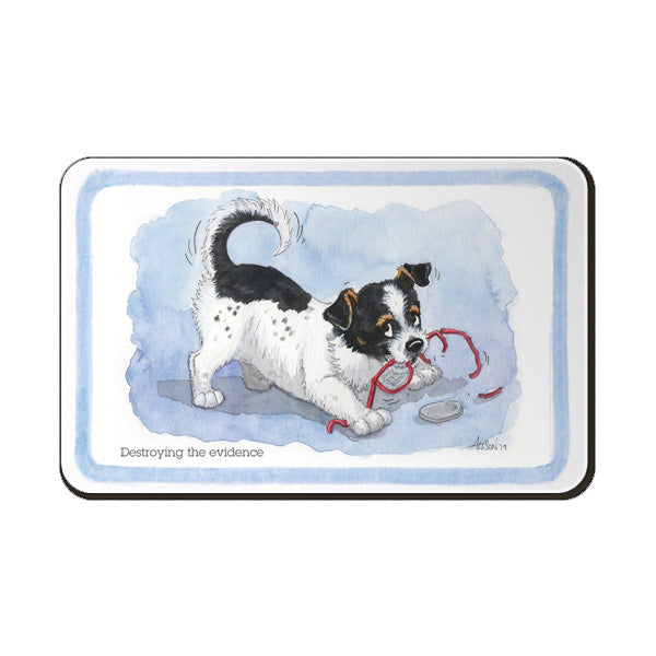 FRIDGE MAGNET - Alisons Animals - Destroying the evidence (Splimple)