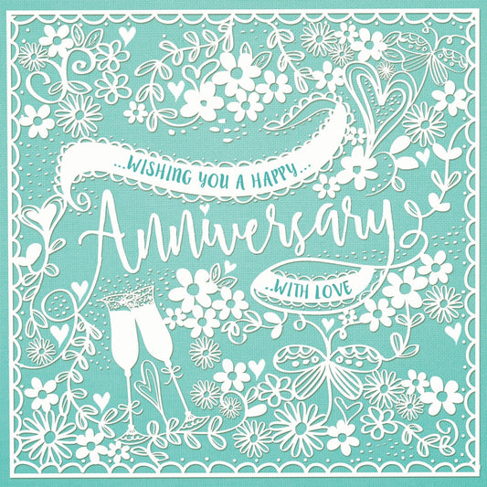 Anniversary Card - Pretty Papercut