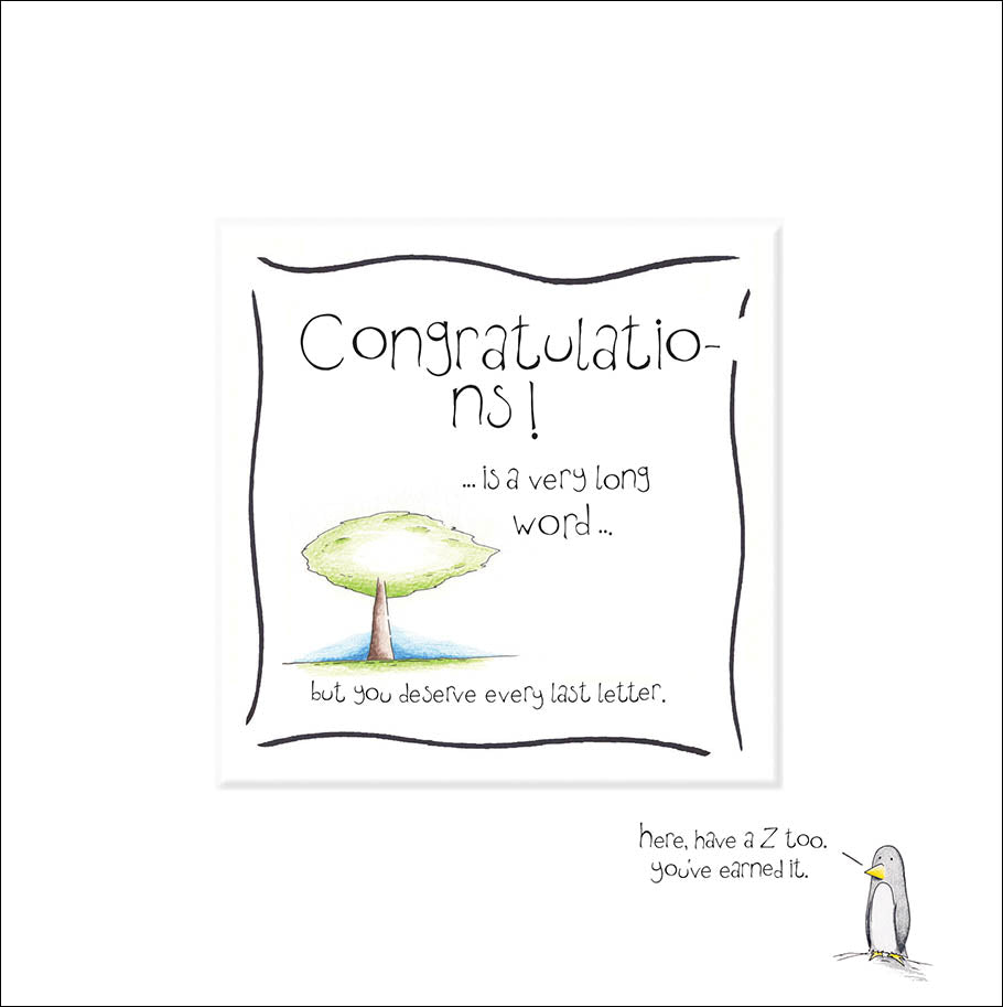 Alec's Cards Card - Congratulations (Splimple)