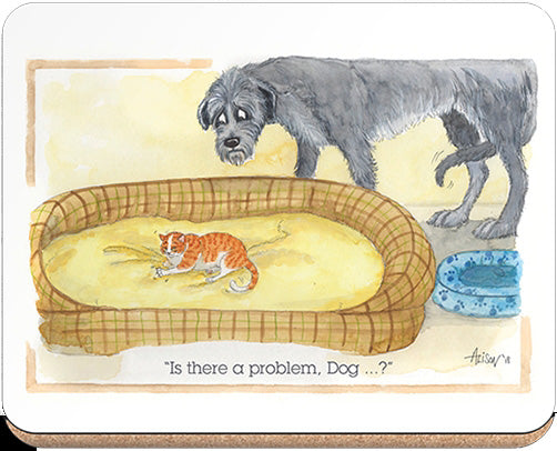 COASTER - Alison's Animals - Is there a problem, dog (Splimple)