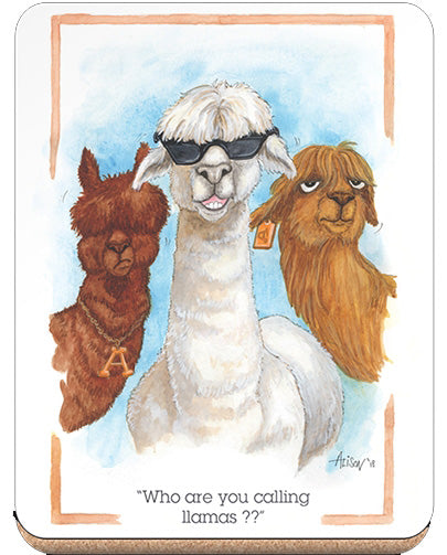 COASTER - Alisons Animals - Who you calling Llama (Splimple)