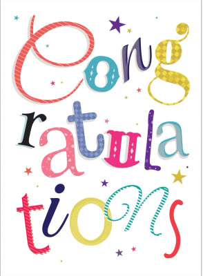 Congratulations Card - Text