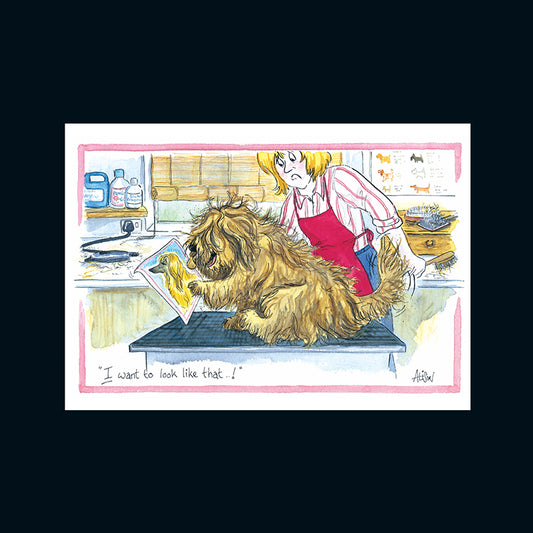 Alison's Animals Card - I want to look like that (Splimple - 150x210mm)