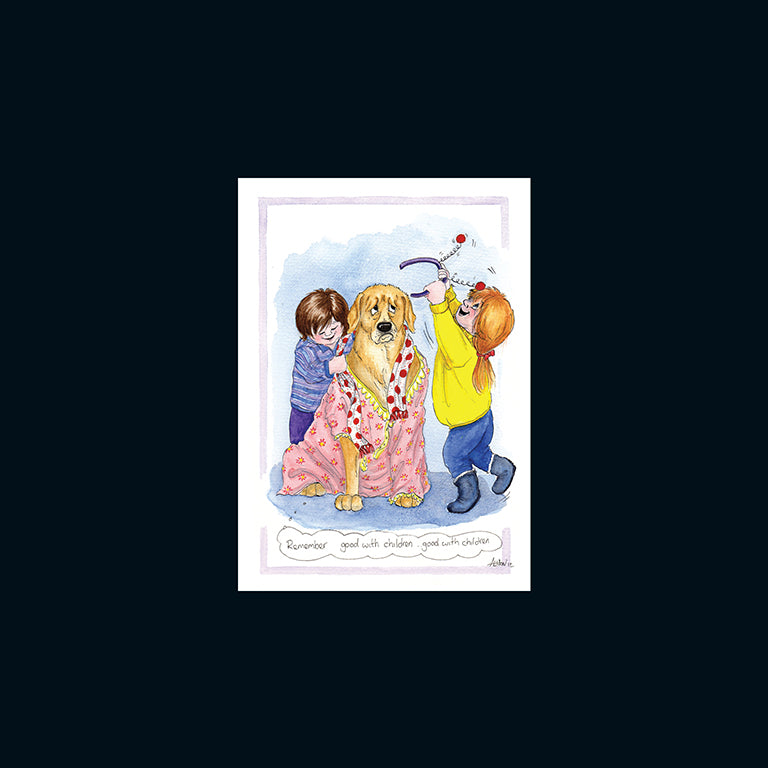 Alison's Animals Card - Remember - good with children (Splimple - 150x210mm)