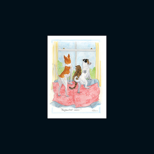 Alison's Animals Card - Neigbourhood Watch (Splimple - 150x210mm)