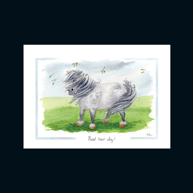 Alison's Animals Card - Bad hair day (Splimple - 150x210mm)