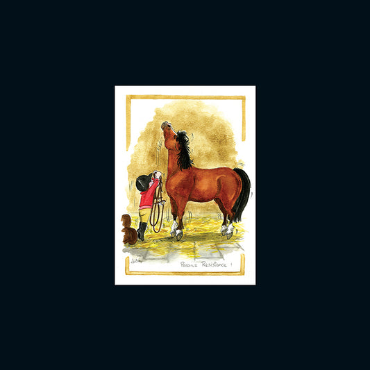 Alison's Animals Card - Passive resistance (Splimple - 150x210mm)