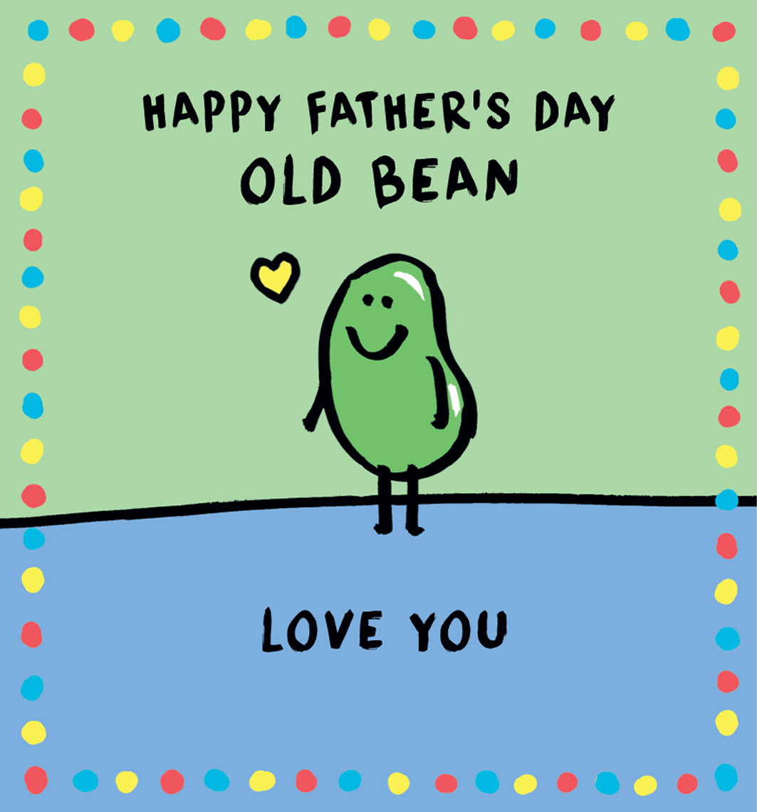 Fathers Day Card - Old Bean