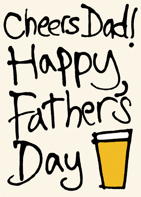 Father's Day Card - Cheers Dad!