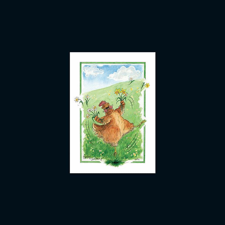 Alison's Animals Card - Spring chicken (Splimple - 150x210mm)