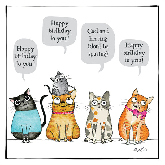 Red and Howling Card - Birthday song (Splimple)