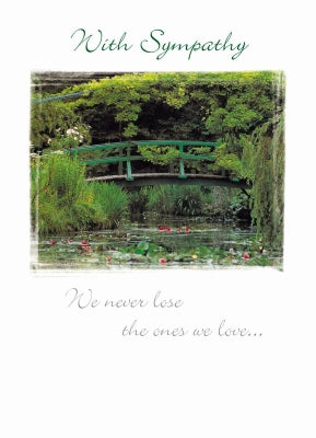 Sympathy Card - Giverny Bridge